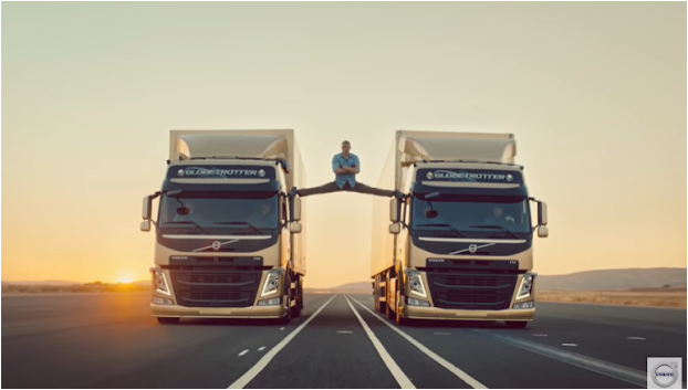 Can you do a split on top of a fast-moving vehicle on an empty highway?! This man could.